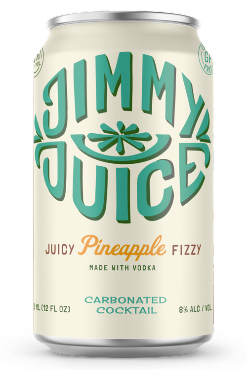 Jimmy Juice Juicy Pineapple Fizzy Cocktail 4pk 12 oz