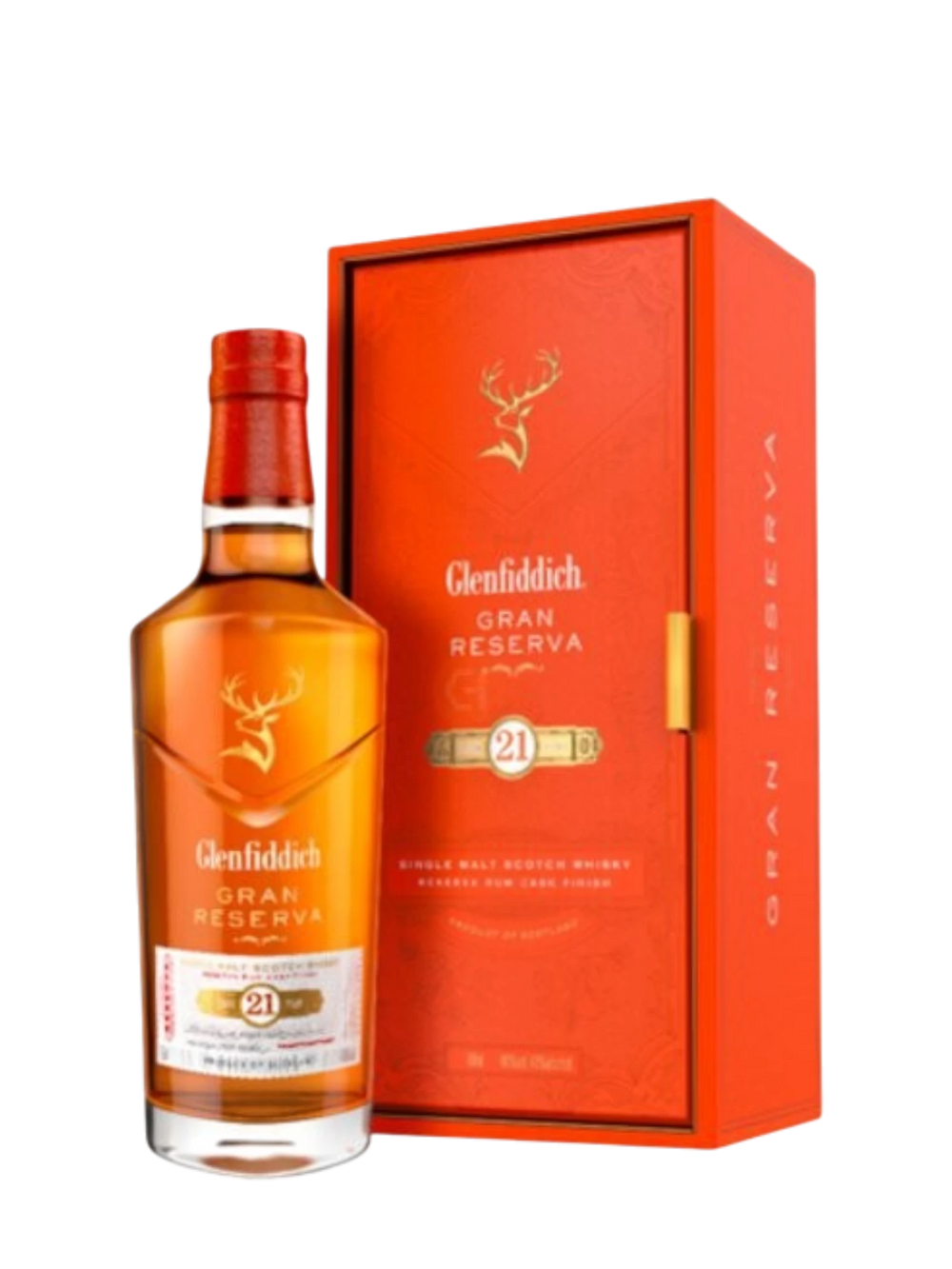 Glenfiddich 21 Years Old Gran Reserva Rum Cask Finish Single Malt Scotch Whisky 750Ml