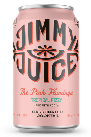 Jimmy Juice The Pink Flamingo Fizzy Cocktail 4pk 12 oz