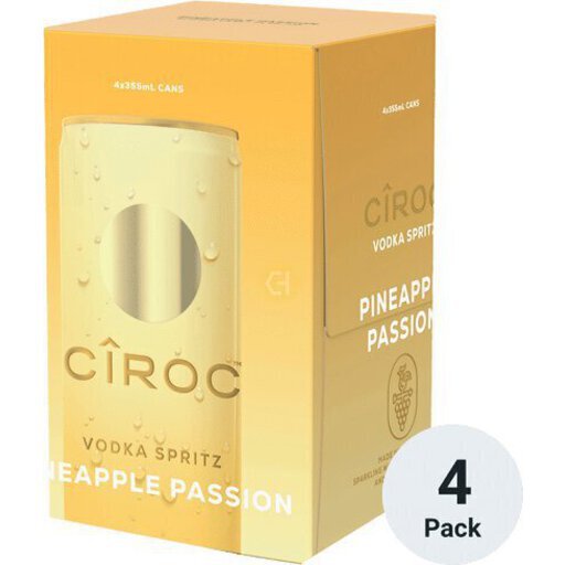 Ciroc Pineapple Passion 4 Pack
