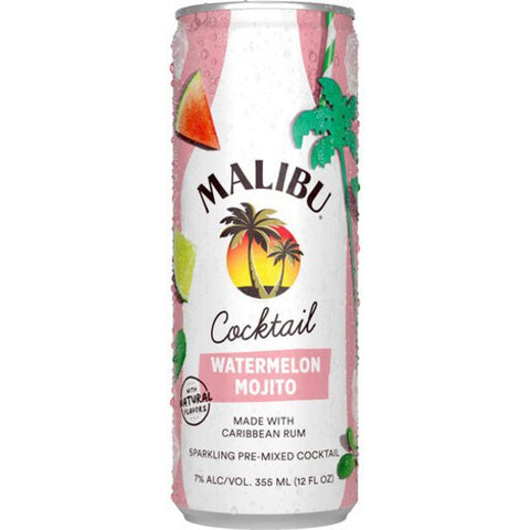 Malibu Watermelon Mojito RTD Cocktail Cans