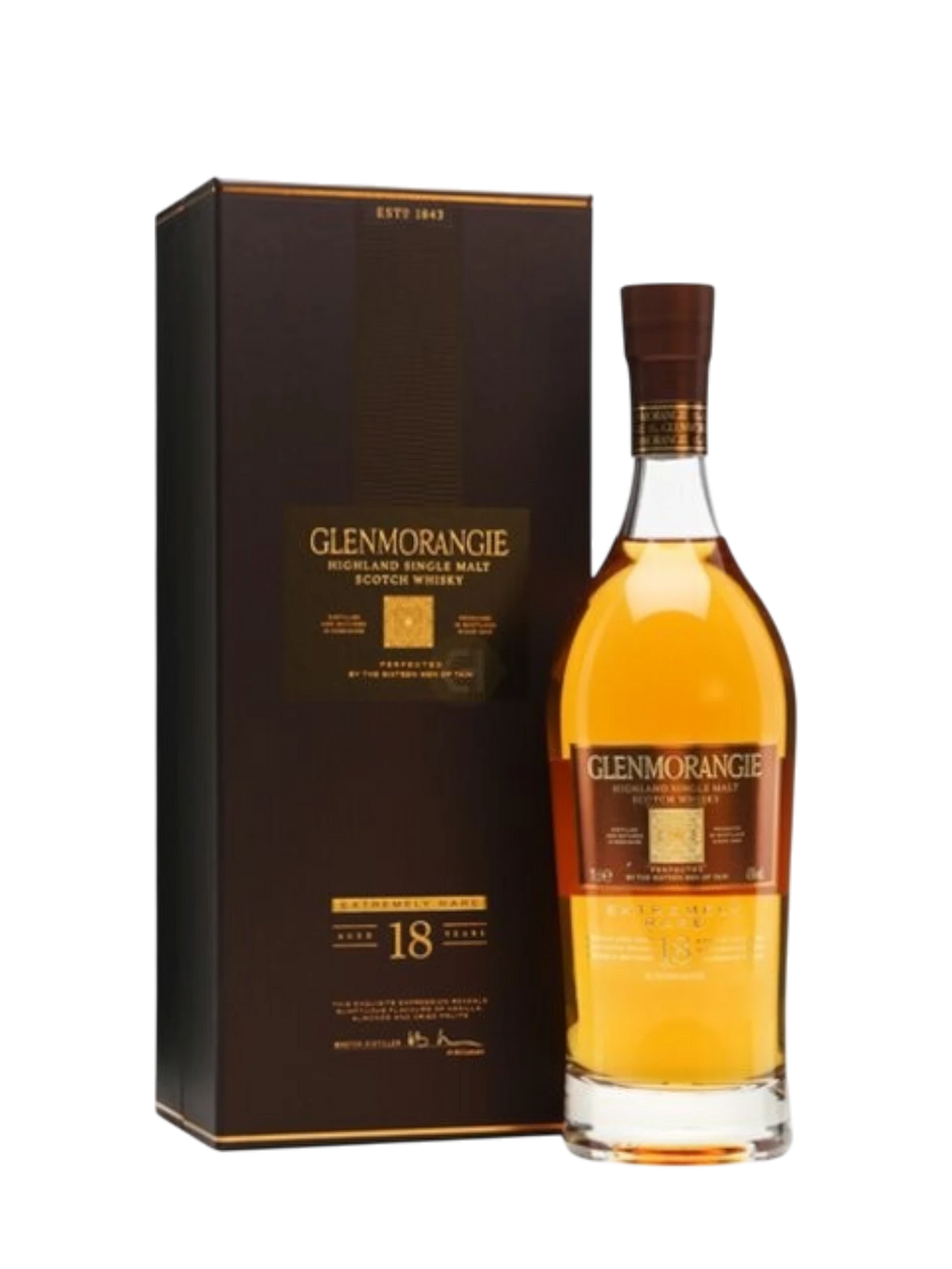 Glenmorangie 18 Years Old Single Malt Scotch Whisky 750Ml, Scotland Highland 750Ml