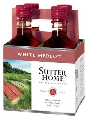 Sutter Home White Merlot 4x187ml Bottles