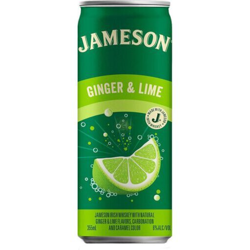 Jameson Ginger & Lime RTD Cocktail Cans