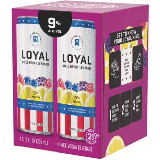Loyal RTD Cocktail Wild Berry Lemonade,..