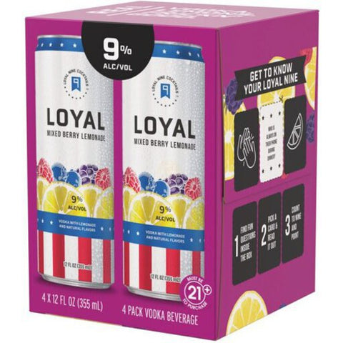 Loyal RTD Cocktail Wild Berry Lemonade,..