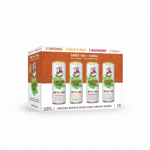 Lucky One Sweet Tea + Vodka Variety 8 Pack