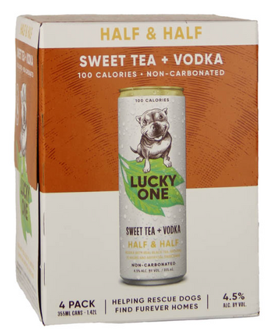 High Noon Lucky One Sweet Tea Half & half Vodka 4 Pack