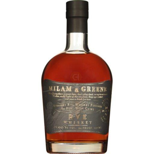 Milam & Greene Straight Rye Whiskey Finished In Port Casks 750ml