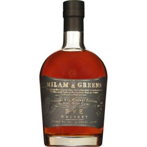 Milam & Greene Straight Rye Whiskey Finished In Port Casks - Preet's Barrel