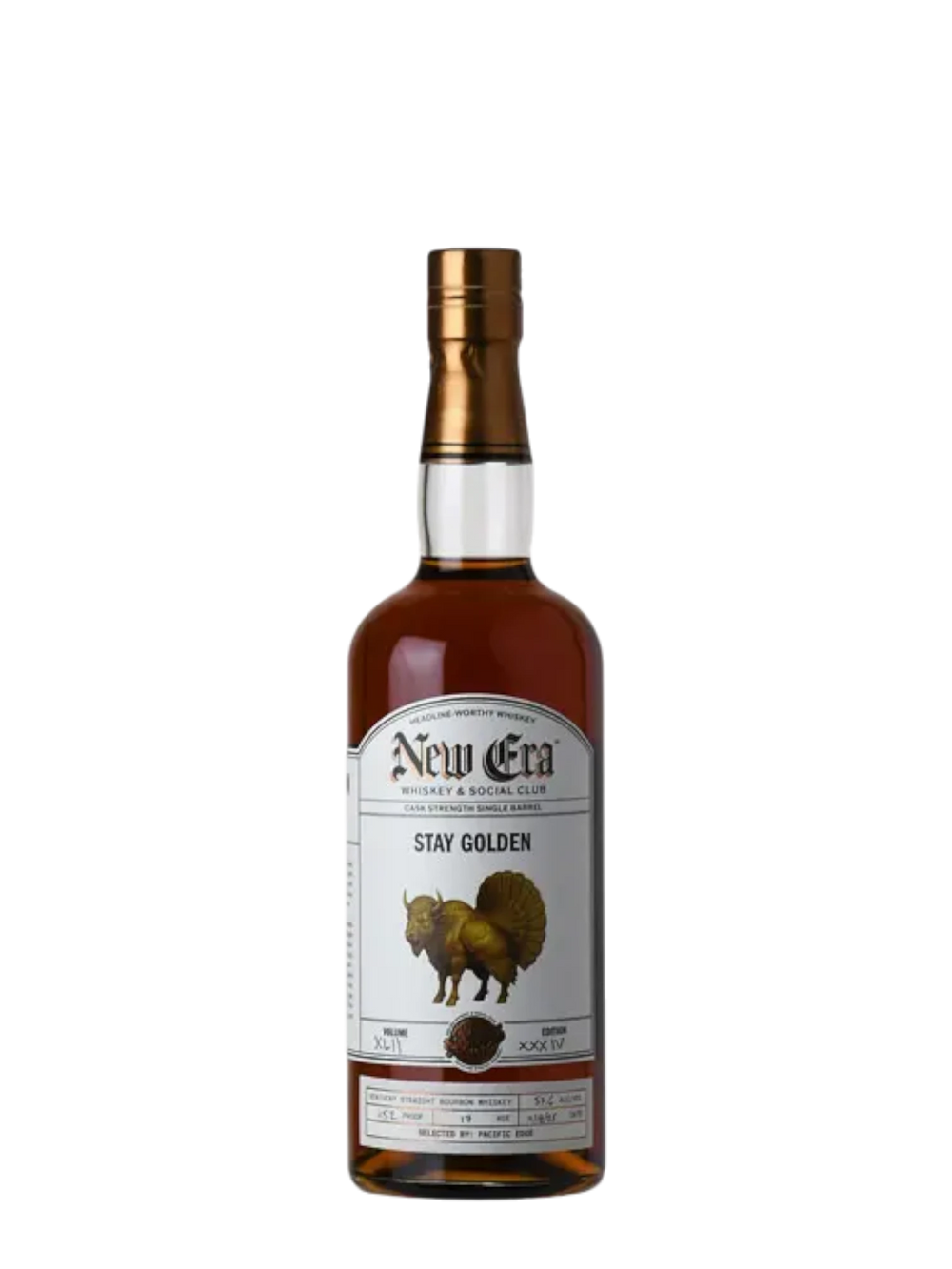 New Era 17 Year Old "Stay Golden" Buff Turkey Kentucky Straight Bourbon Whiskey 750ml
