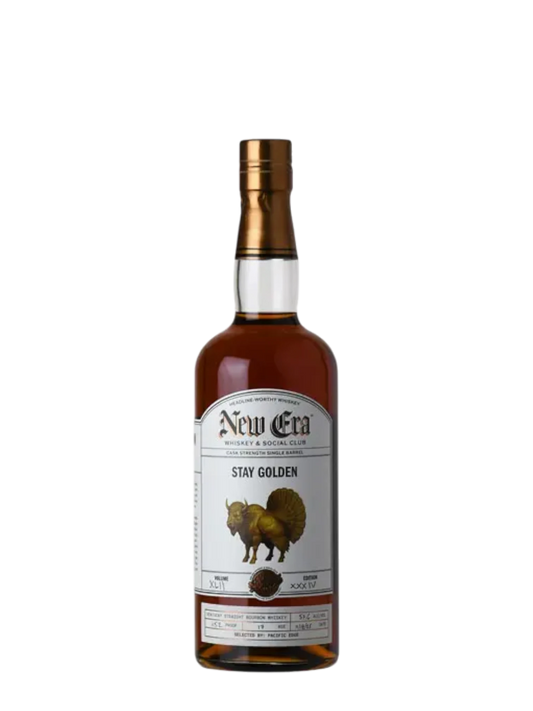 New Era 17 Year Old "Stay Golden" Buff Turkey Kentucky Straight Bourbon Whiskey 750ml