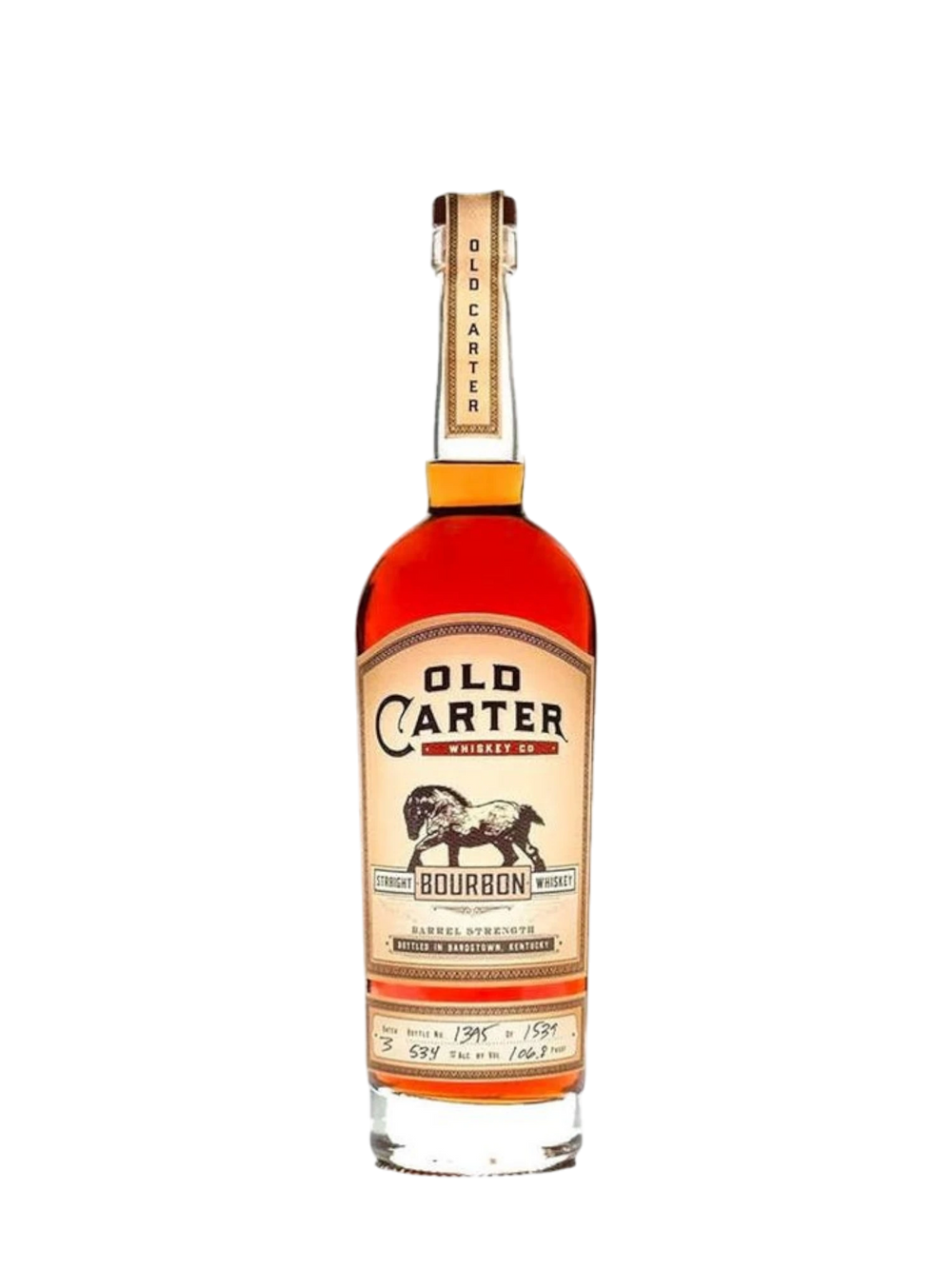 Old Carter Batch 2-KY Barrel Strength Straight Bourbon Whiskey