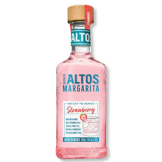 Olmeca Altos Strawberry Margarita RTD 750ml