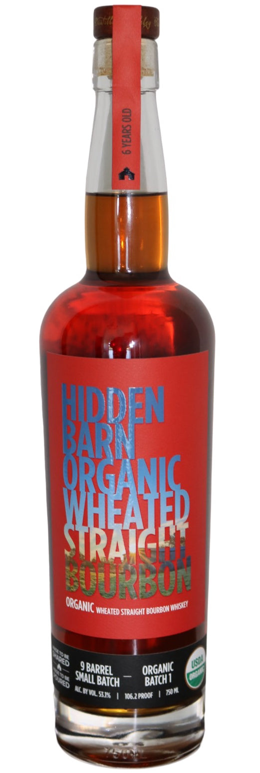 Hidden Barn Organic Wheated Bourbon Whiskey 750ml
