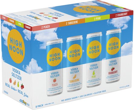 High Noon Day Pack ,Vodka Seltzer, 8pk