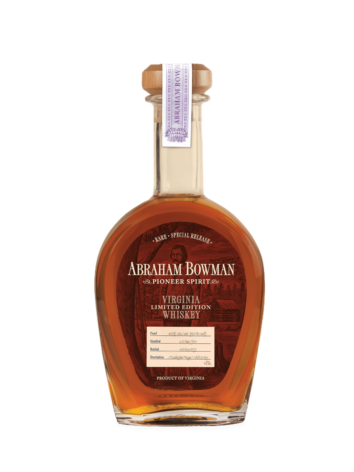 Abraham Bowman Virginia Oak Series Limited Edition Whiskey 750ML
