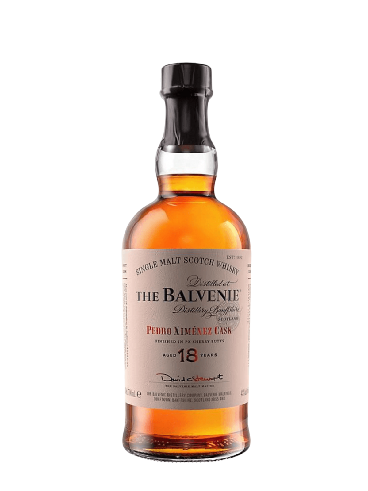 The Balvenie 18 Years Old Pedro Ximenez Cask Single Malt Scotch Whisky 700ml