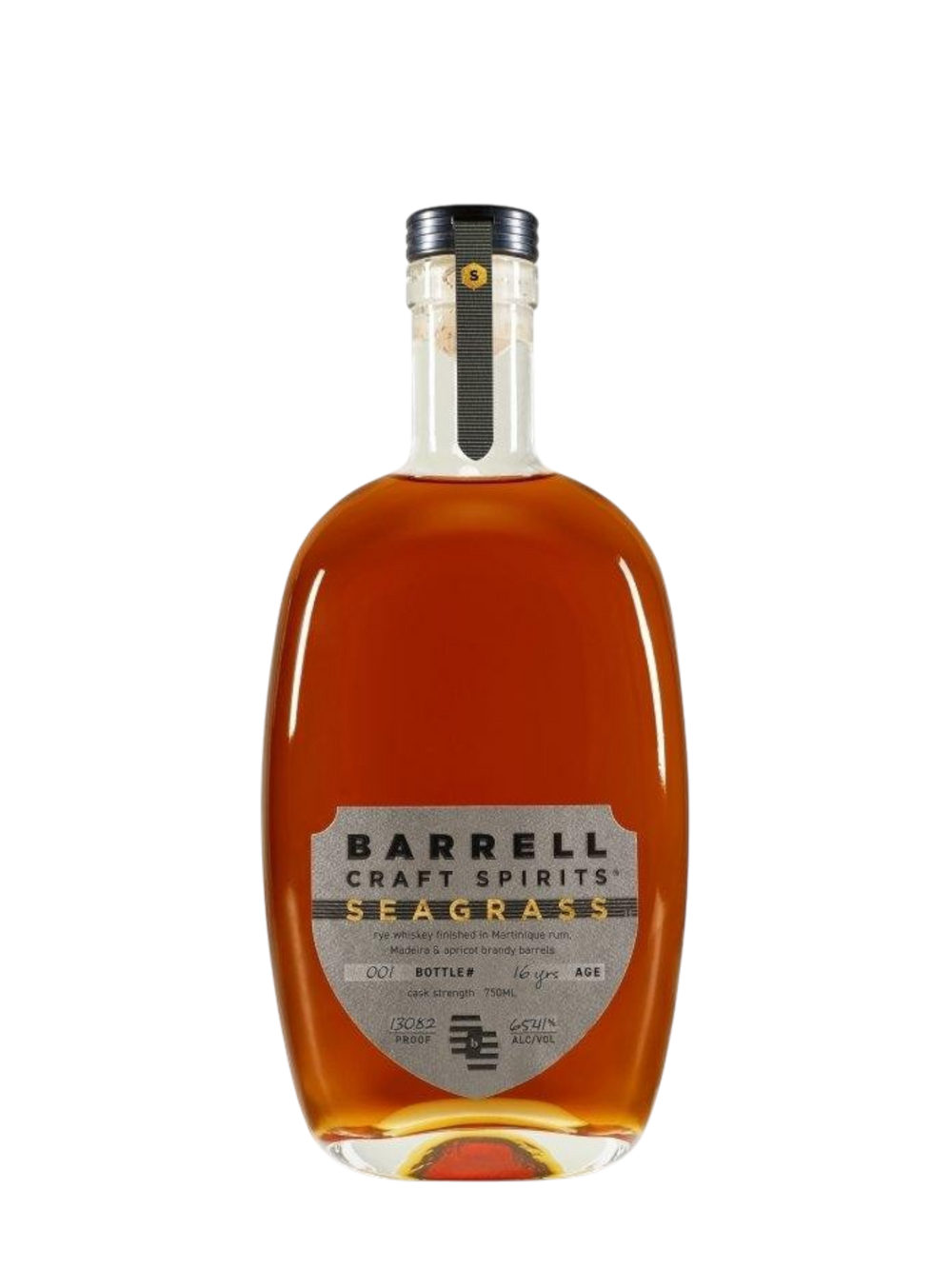 Barrell Rye Whiskey Gray Label Seagrass Cask Strength 750ml