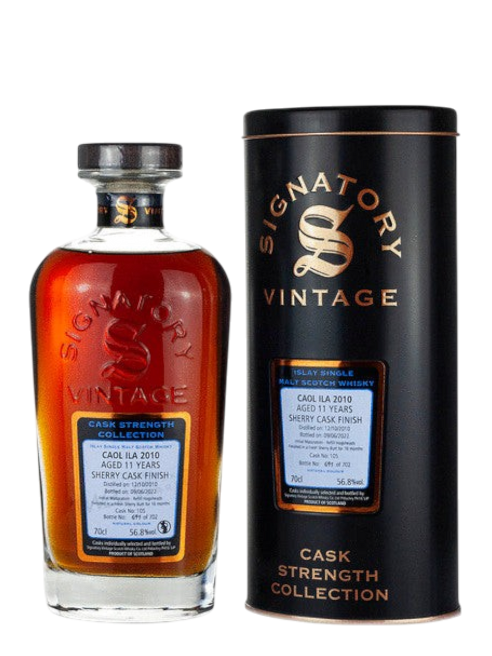 Caol Ila 11 Year Old 2010 Signatory Cask Strength