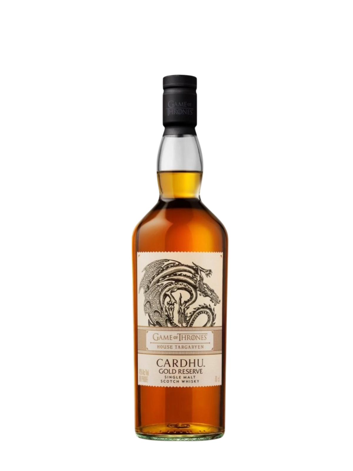 Cardhu Gold Reserve Game Of Thrones House Targaryen Speyside Single Malt Scotch Whisky 750ml