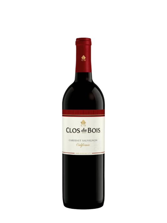 Preet's Liquors Clos du Bois Cabernet Sauvignon California red wine bottle with a red foil capsule
