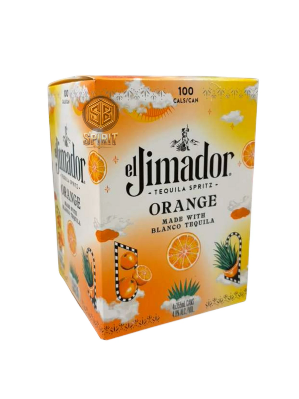 El Jimador Tequila Spritz Orange 4-Pack 12oz Cans