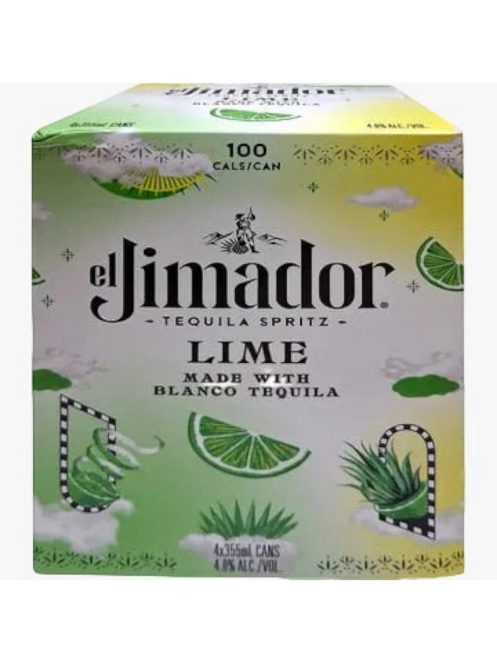 El Jimador Tequila Spritz Lime 4-Pack 12oz Cans