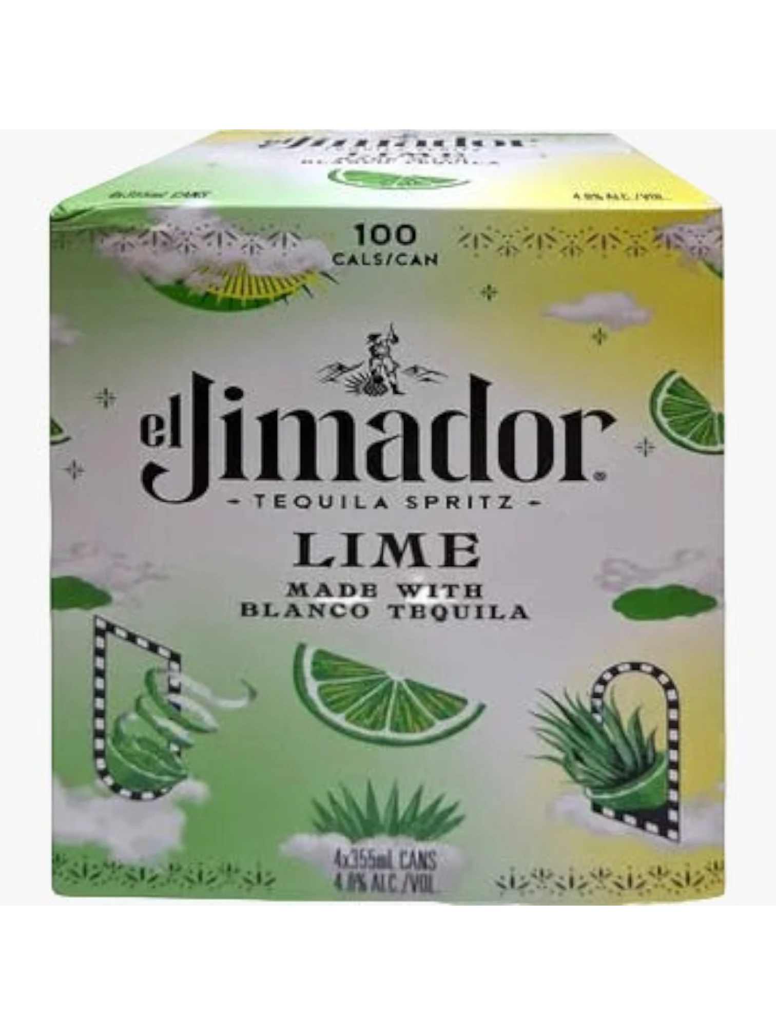 El Jimador Tequila Spritz Lime 4-Pack 12oz Cans