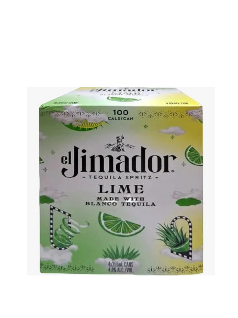 El Jimador Tequila Spritz Lime 4-Pack 12oz Cans