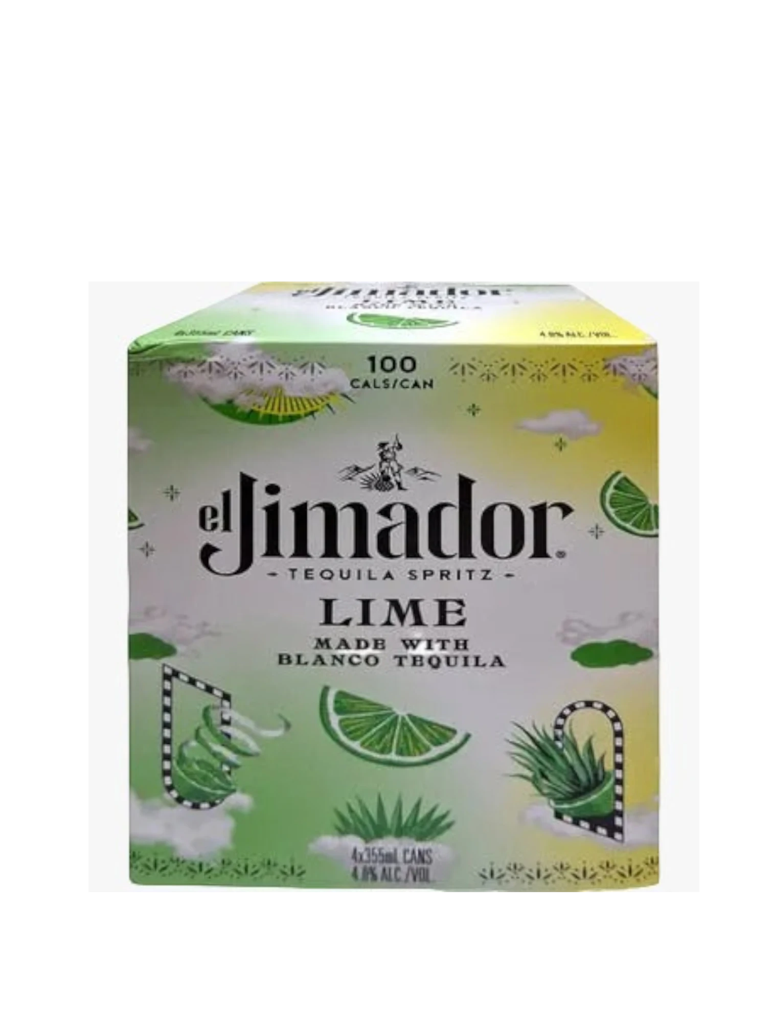El Jimador Tequila Spritz Lime 4-Pack 12oz Cans