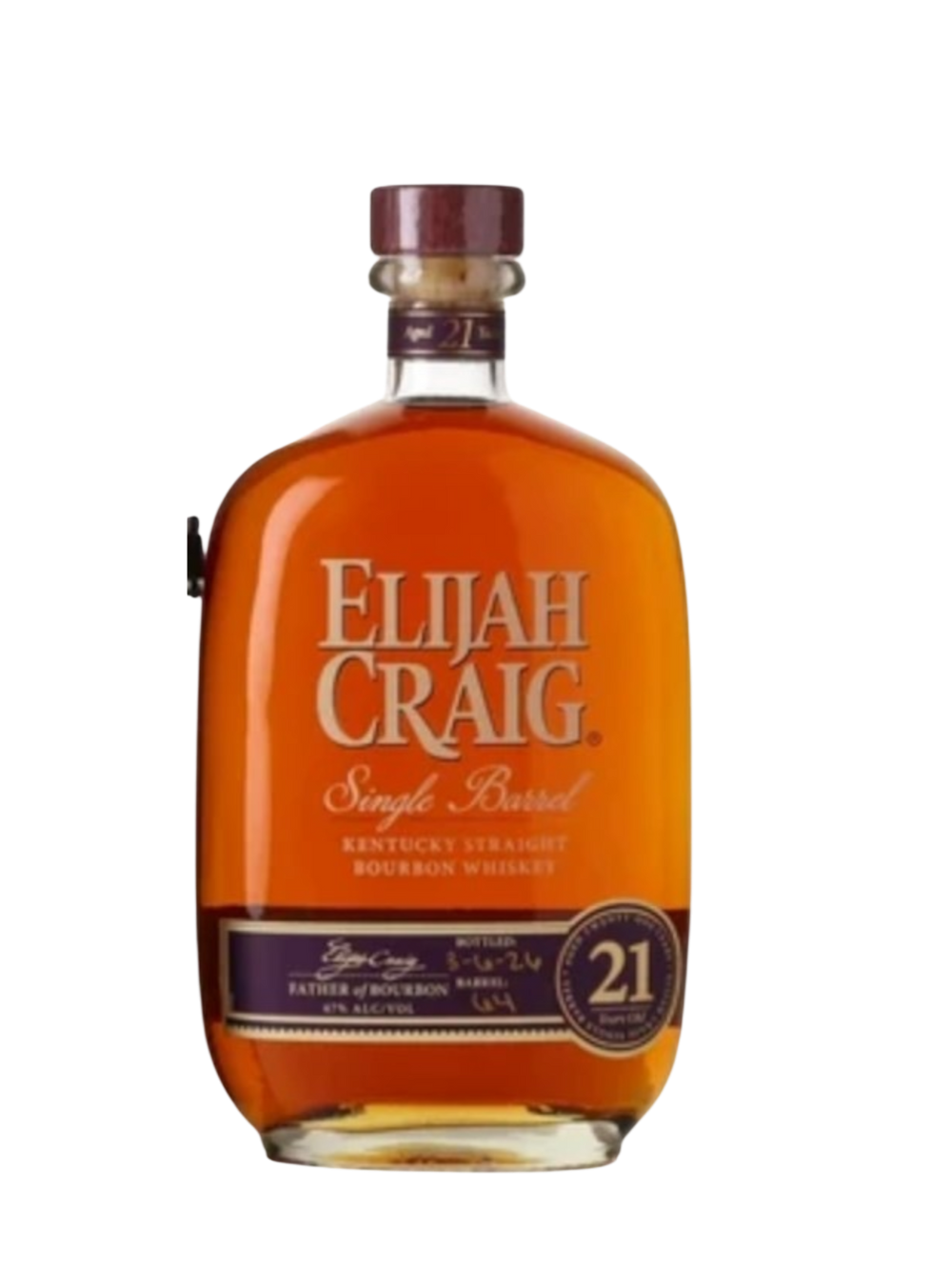 Elijah Craig 21 Year Single Barrel Bourbon