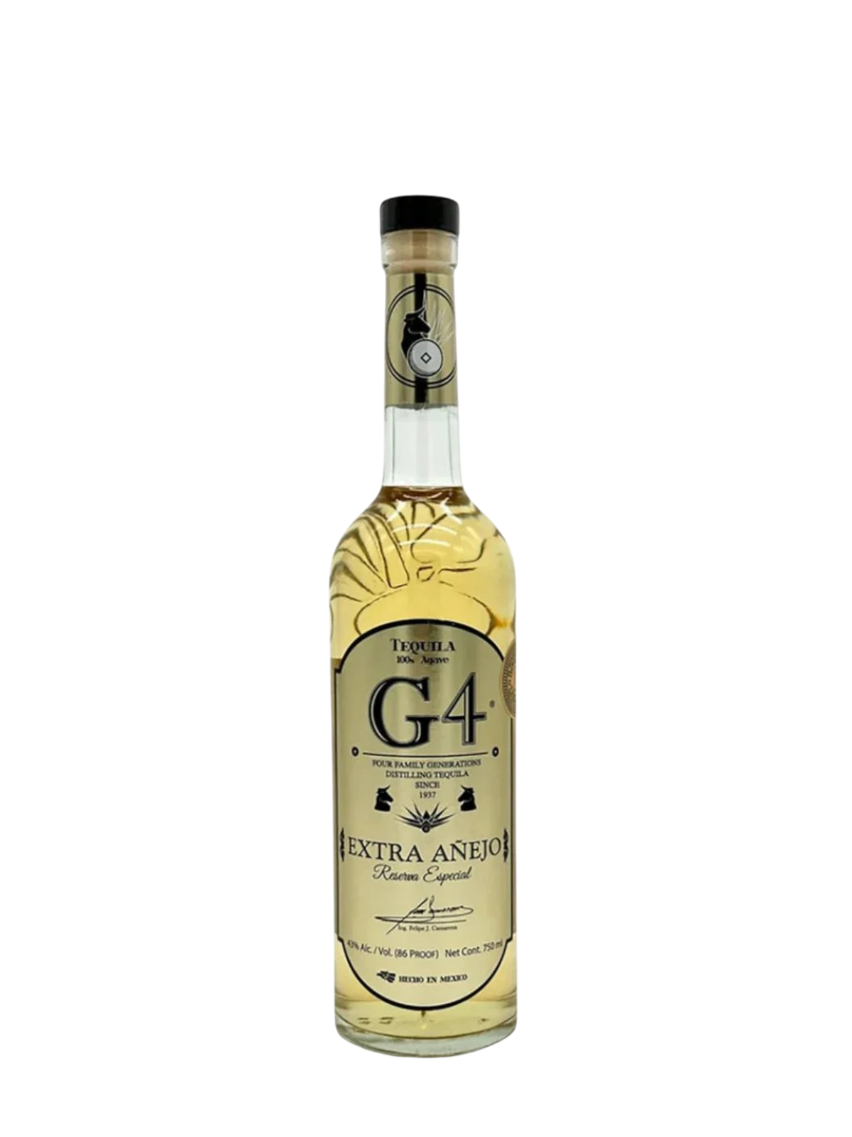 G4 6 Years Reserva Especial De Felipe Camarena Tequila Extra Anejo 750ml