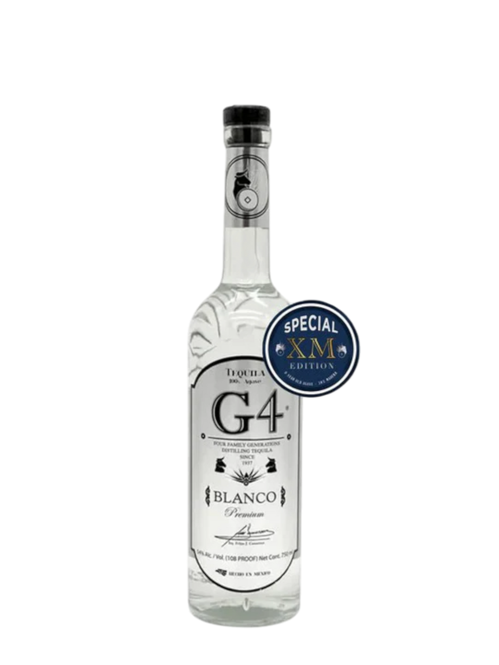 G4 Tequila Blanco Premium Special XM Edition 750ml