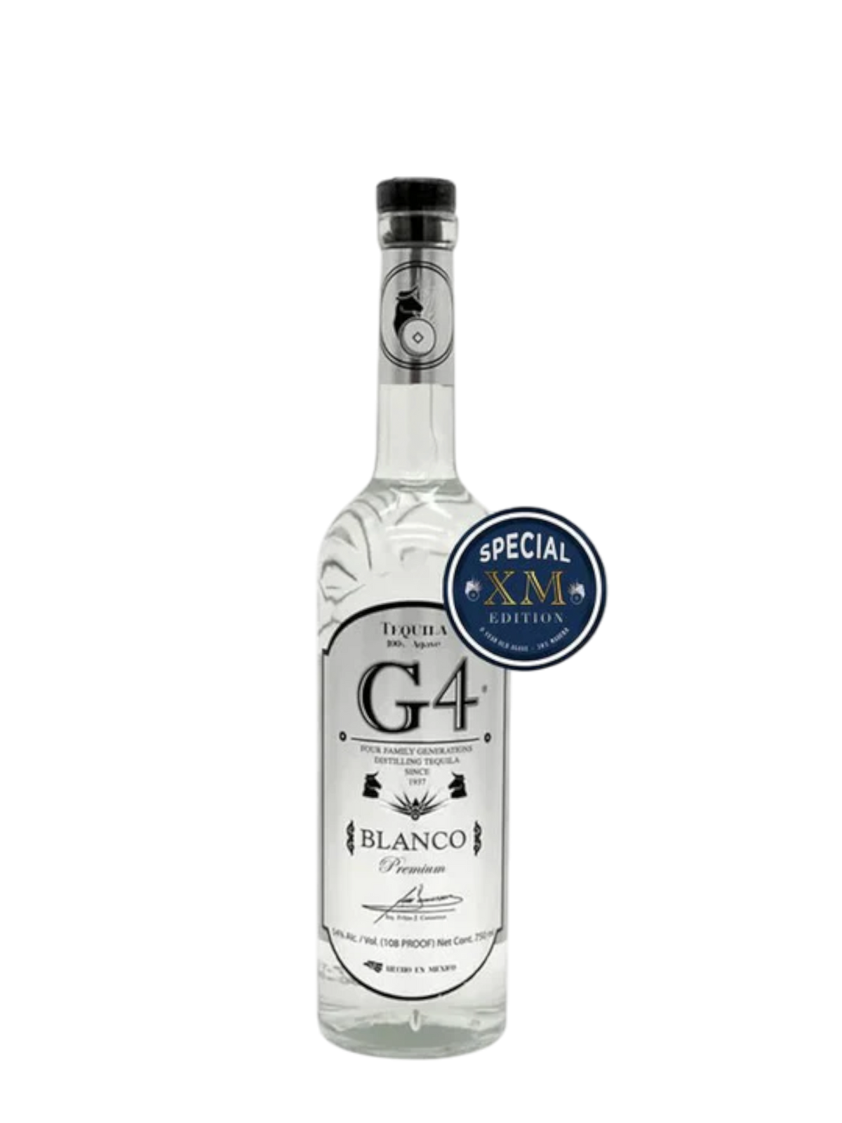 G4 Tequila Blanco Premium Special XM Edition 750ml