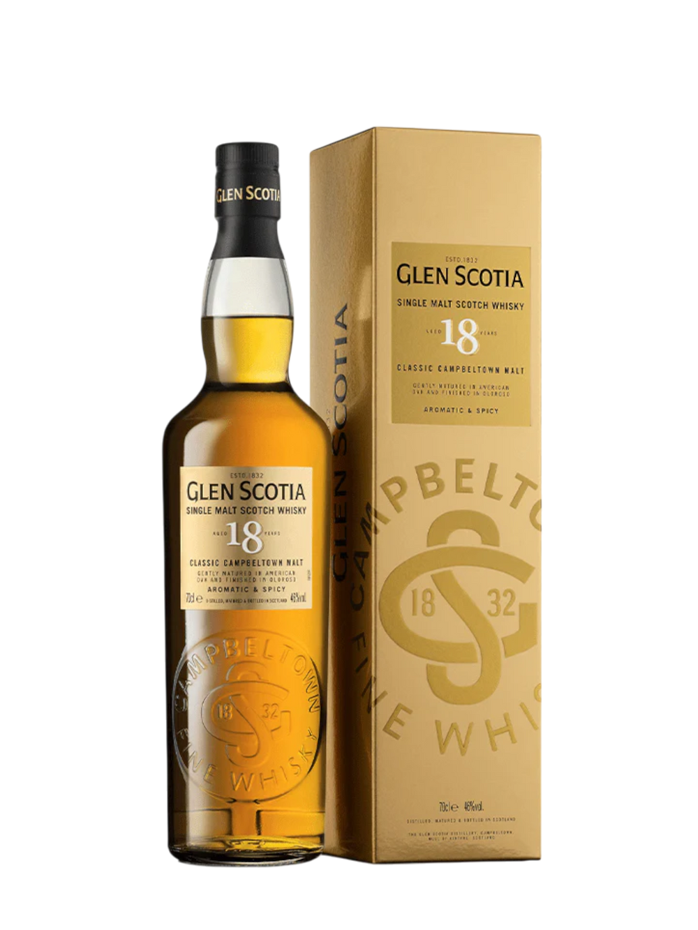 Glen Scotia 18 Year Old Single Malt Scotch Whisky 700ml