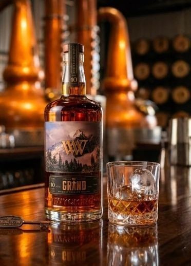 The Grand Teton Wyoming Whiskey Barrel No. 2707, 750ml