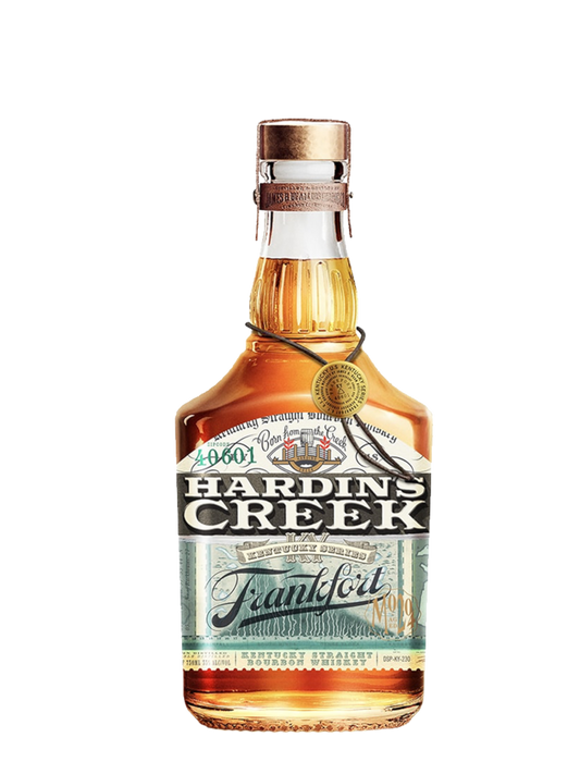 Preet's Liquors Hardin's Creek Frankfort 17-year-old Kentucky straight bourbon whiskey in a 750ml glass bottle.