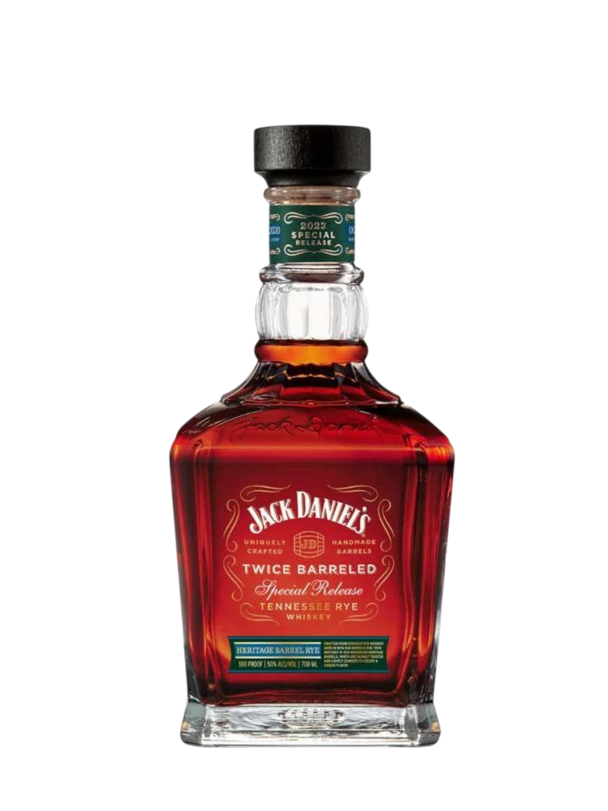 Jack Daniels Twice Barreled 2023 Heritage Barrel Rye Whiskey 700ml