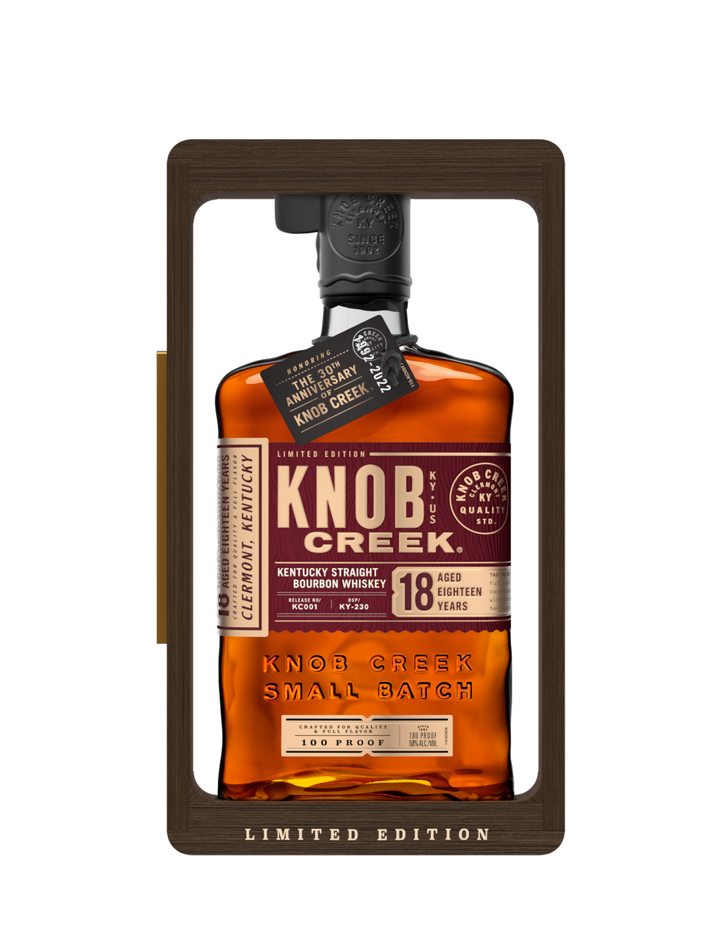 Knob Creek 18 Years Wooden Box 750ml