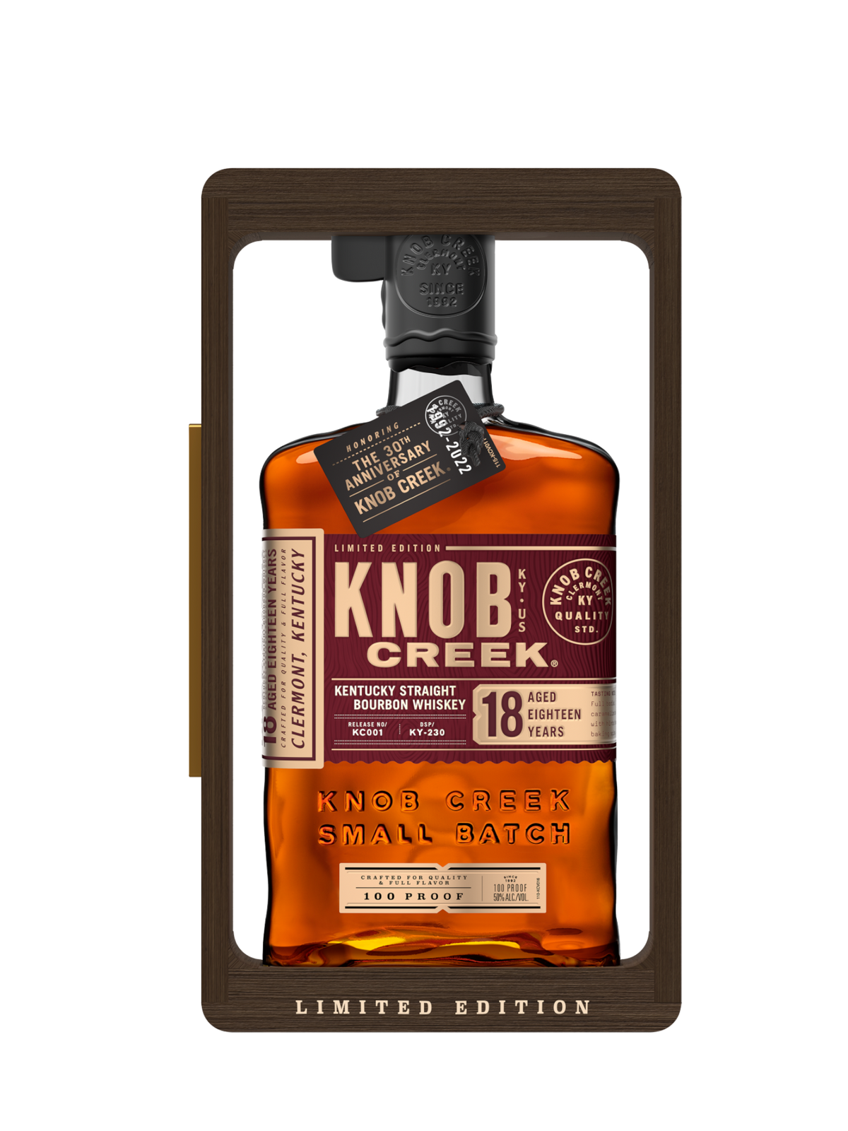 Knob Creek 18 Years Wooden Box 750ml