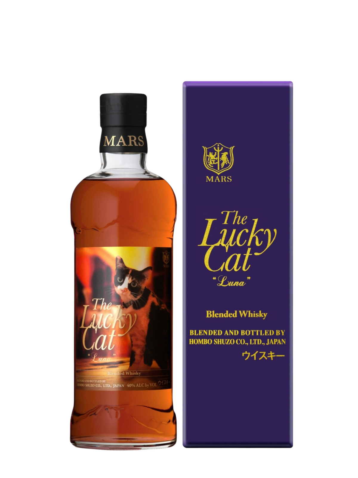 The Lucky Cat Luna Japanese Blended Whisky 700ml
