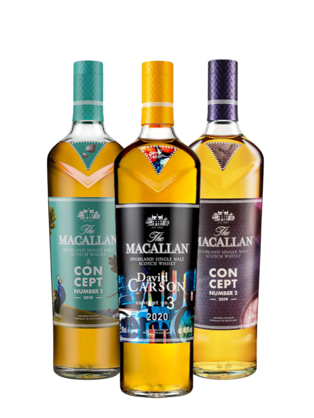 The Macallan Concept 1,2,3 Full Set