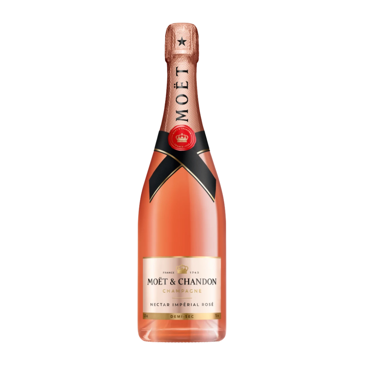 Moet & Chandon Nectar Imperial Rose Champagne 750ml,.
