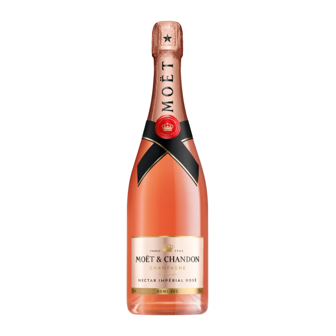Moet & Chandon Nectar Imperial Rose Champagne 750ml,.