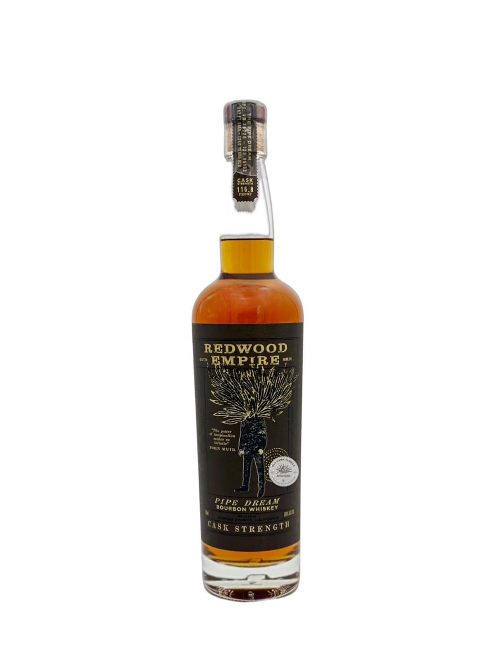 Redwood Empire Pipe Dream Cask Strength Bourbon,..