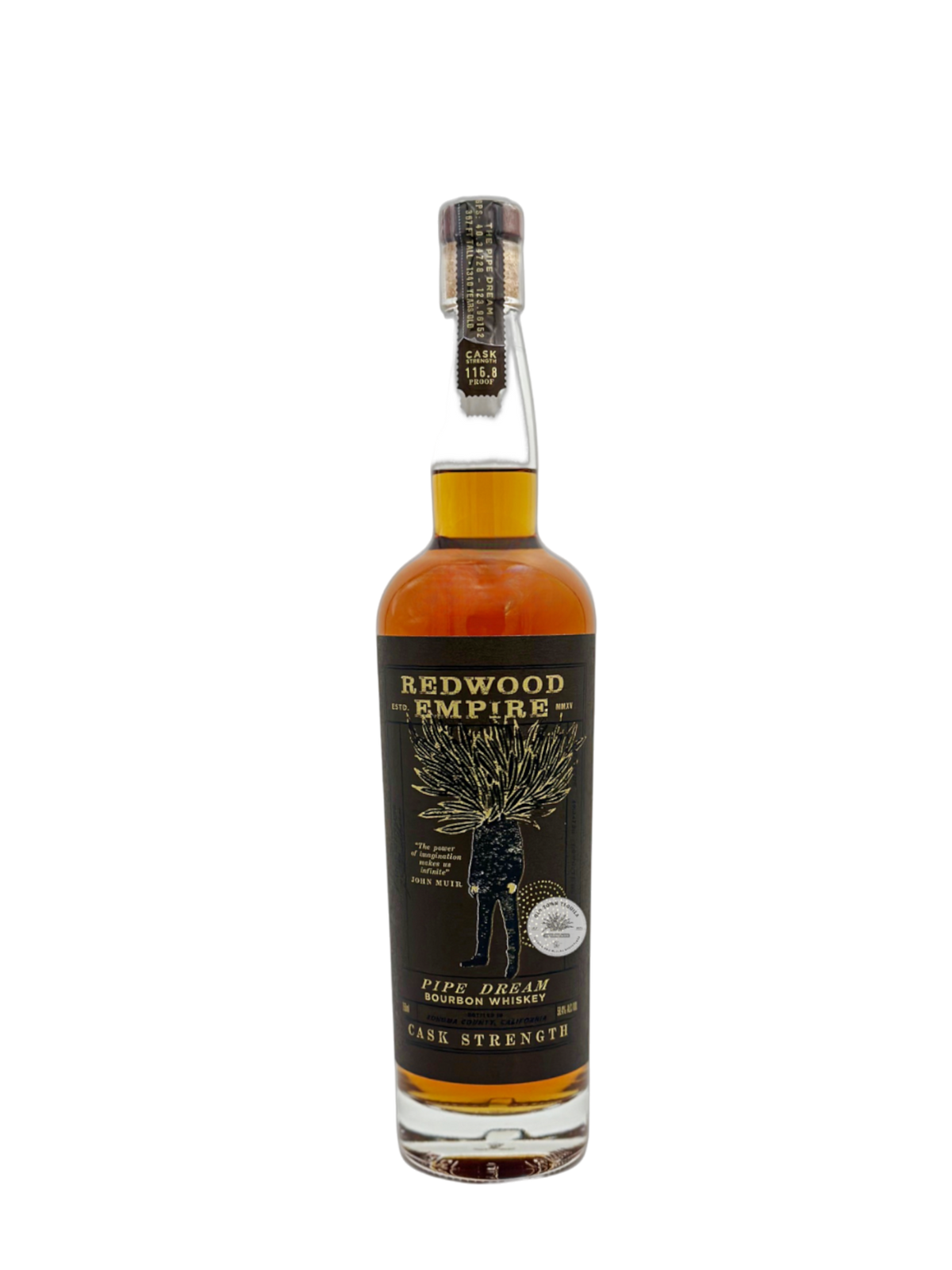 Redwood Empire Pipe Dream Cask Strength Bourbon,..