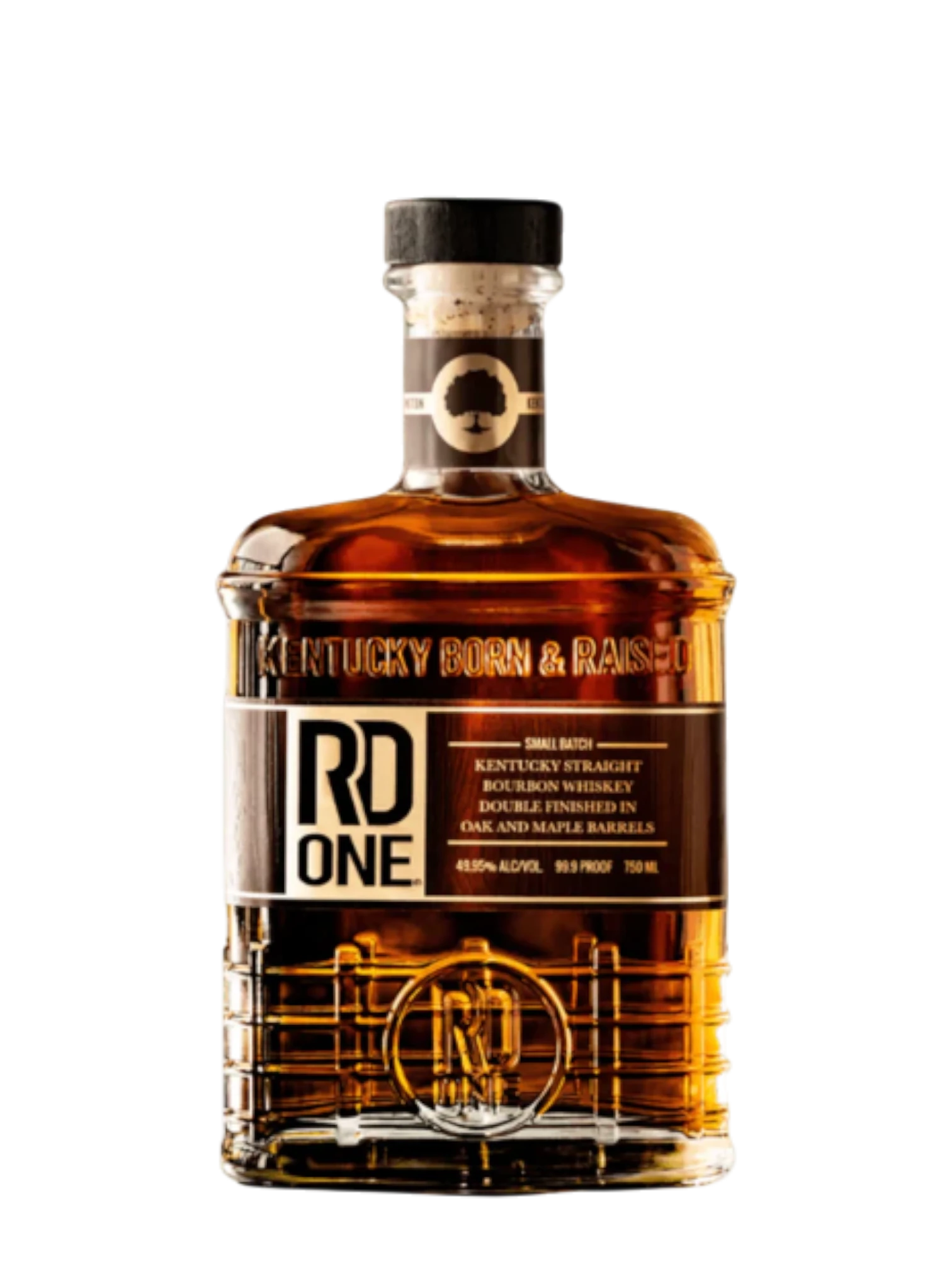 RD One Small Batch Kentucky Straight Bourbon Whiskey Double Finished in Oak and Maple Barrels 750ml