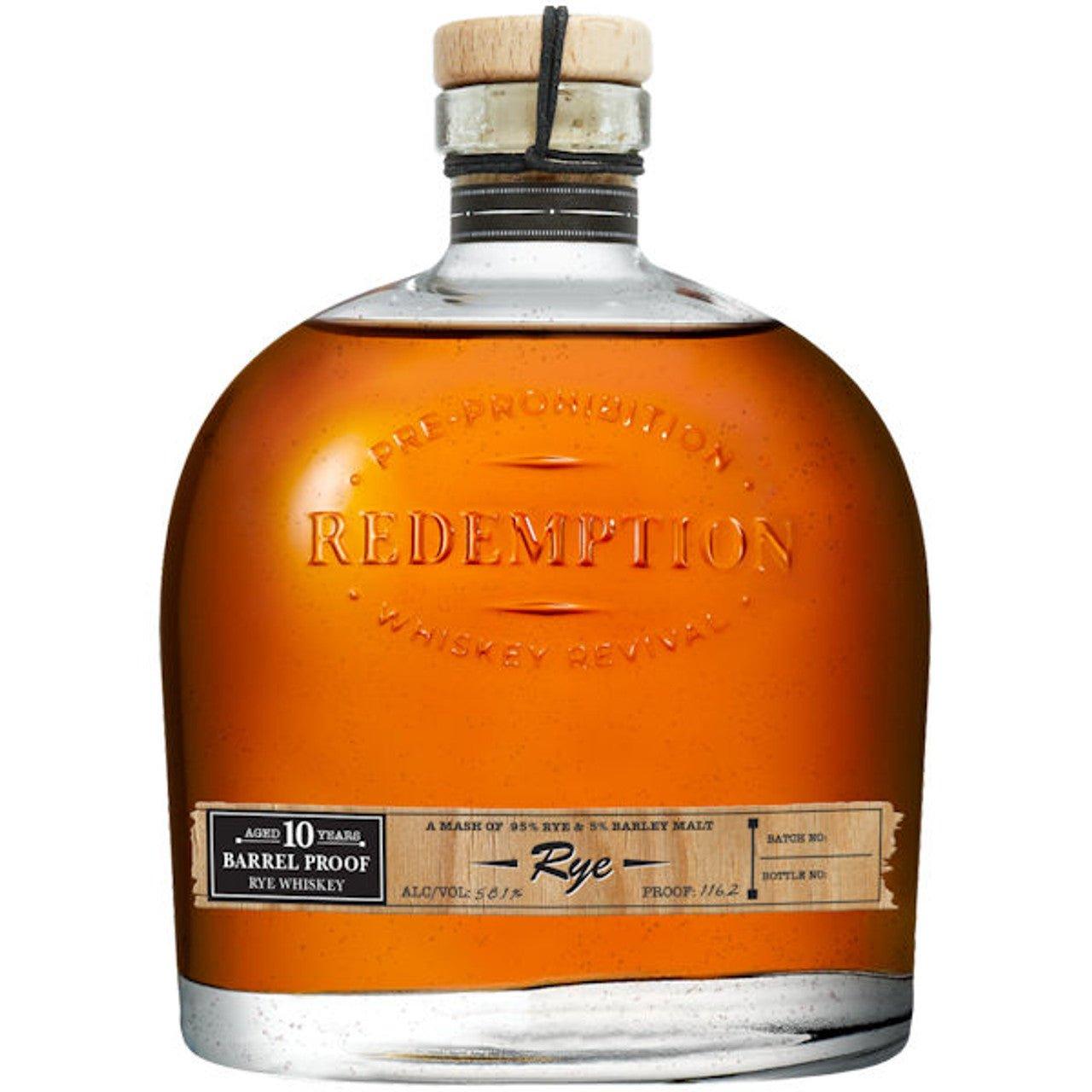 Redemption Barrel Proof Rye 750ml