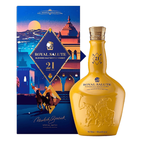 Royal Salute 21 Years Old The Jodhpur Polo Edition Blended Malt Scotch Whisky 80 Proof 700ml